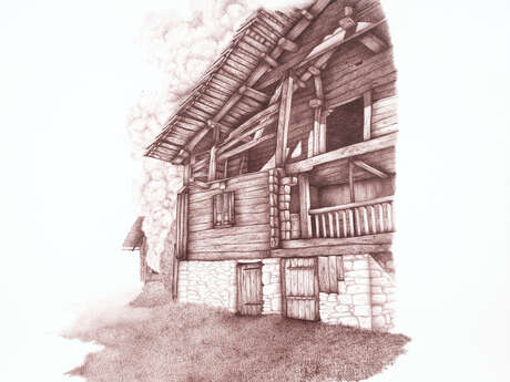 La Maison du patrimoine : exposition d'esquisses Flo des Chenets