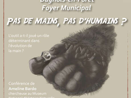 Conférence "Pas de mains, pas d’humains ?"