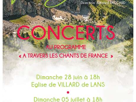 Concert - la chorale Les Jalabres