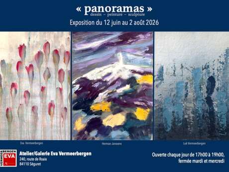Exposition 'Panoramas' -  Atelier Eva Vermeerbergen