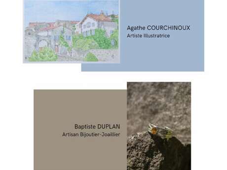 Agathe Courchinoux et Baptiste Duplan