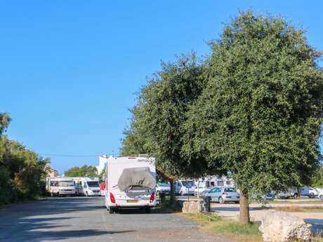 Parking area for motorhomes