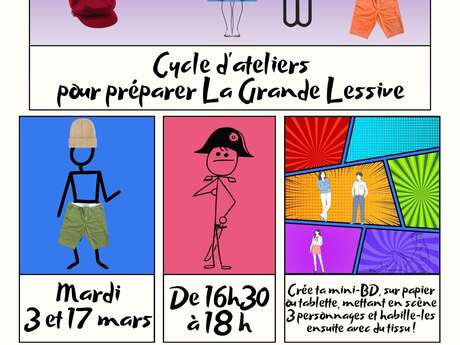 Cycle d'ateliers dans le cadre de La Grande Lessive