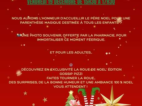 Le Père Noël vous attend à la pharmacie...