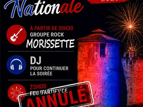 14 juillet : concert rock, DJ, retransmission demi-finale coupe du monde de foot