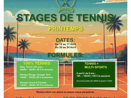 Stages de tennis - CSM Tennis de la Coudoulière
