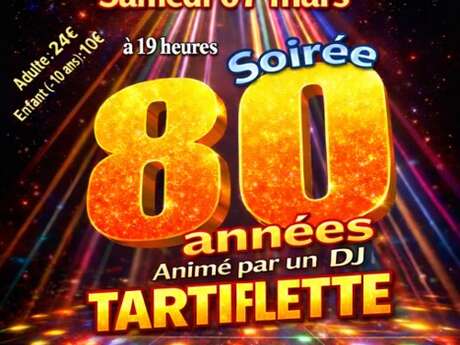 Repas dansant année 80