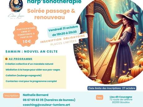 Veillée de samain - Soirée passage et renouveau Veillée de samain - Soirée passage et renouveau