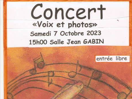 Spectacle de chansons Françaises - Concert "voix et photos"