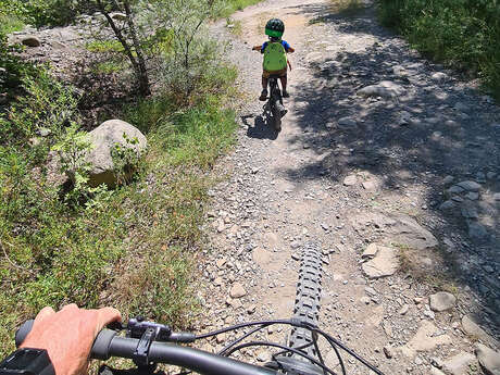 Itinéraire VTT AE : le plan