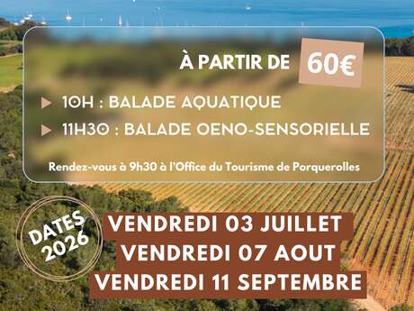 Erwachen der Sinne - Wasserspaziergang und Eintauchen in die Domaine de la Courtade