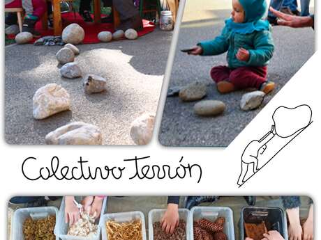 Pierre qui roule – Atelier participatif : expérience sensorielle du monde minéral