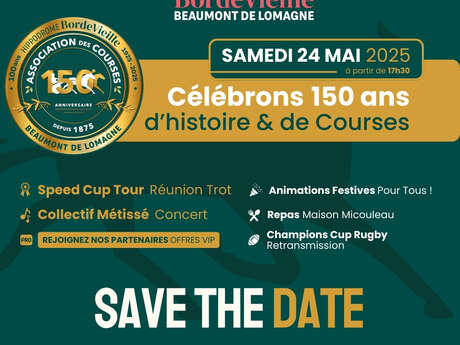Centenaire hippodrome -Courses hippiques - 17h30