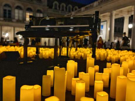 Concert de piano à la bougie
