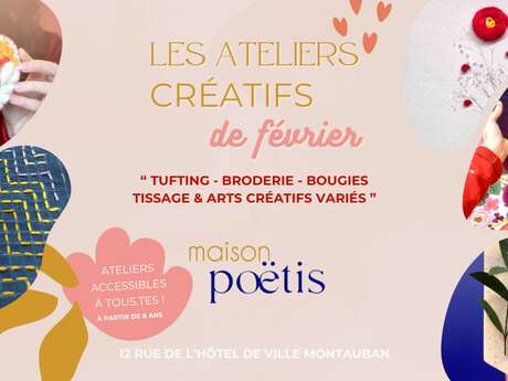 Talleres creativos en febrero ♥️