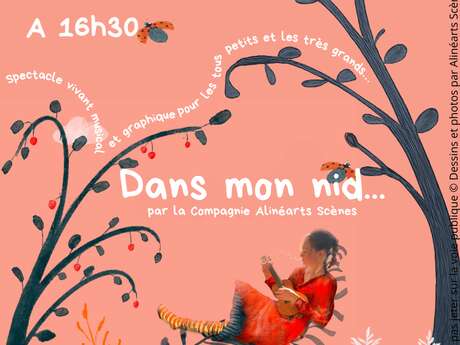 Spectacle "Dans mon nid" – Compagnie Alinéarts Scènes