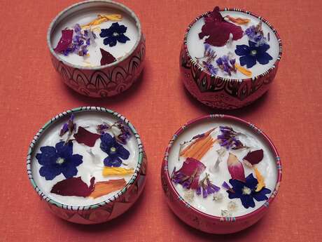 Atelier créatif : Bougie en cire de soja