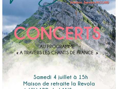 Concert la chorale Les Jalabres