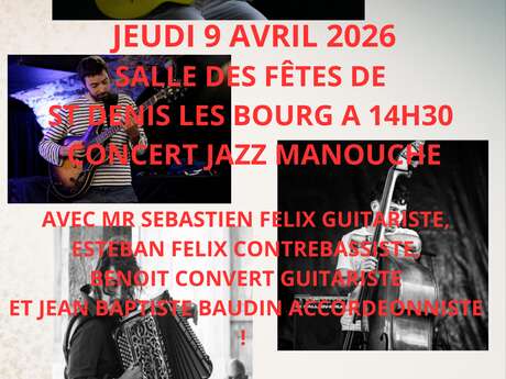 Concert Jazz Manouche avec Sébastien FÉLIX