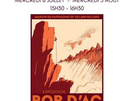 Visite commentée de l'exposition "Rob d'Ac, affichiste de la montagne"