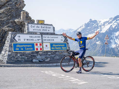 Passes reserved for cyclis - Col du Galibier