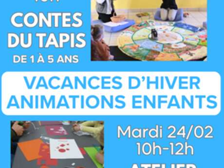 Atelier créatif enfants vacances d'hiver