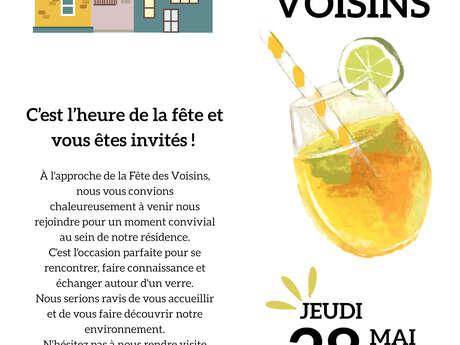 Fête des voisins à la résidence Domitys