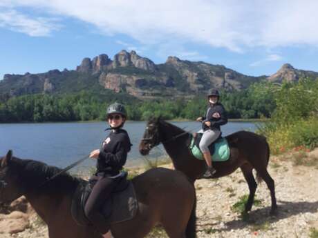 Horseback riding lessons with La Cavale
