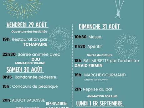 Fête de village à Vazerac