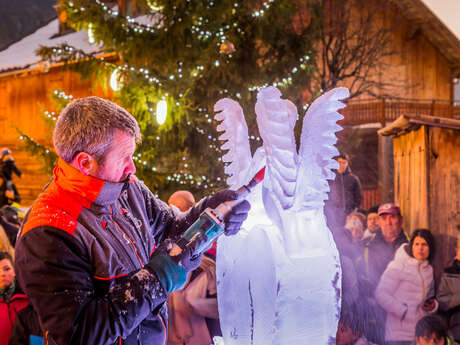 Ice sculpture show