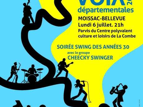 Les Voix départementales- Groupe Cheeky Swinger
