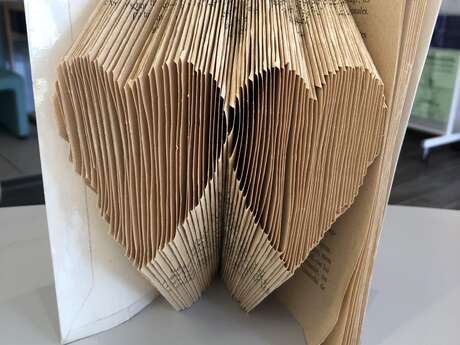 Atelier pliage de livres