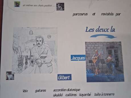 Concert de chansons de Brassens du groupe les 2 LA