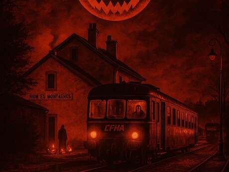 Train d'Halloween avec le Gentiane Express