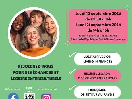 Accueil International de Saint Germain en Laye - Informations & inscriptions