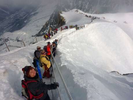 Sortie ski encadrée dans "La Vallée Blanche"