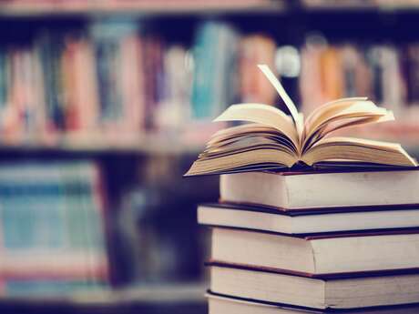 Sale of second-hand books by the Bibliothèque pour Tous