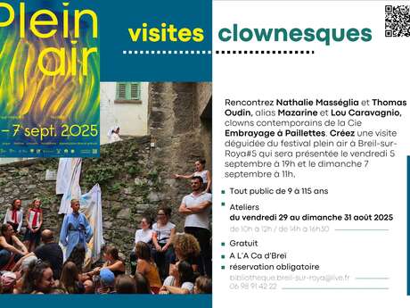 Workshops Clowneske Besuche - im Rahmen des Festivals Plein air ee édition