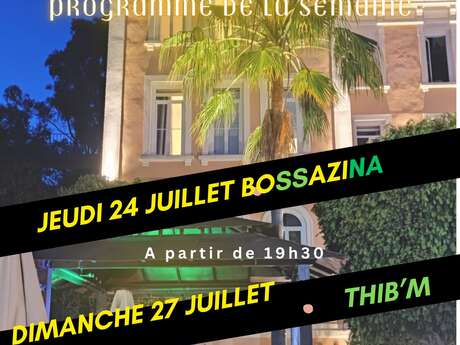 l'Orangeraie live music : Bossazina
