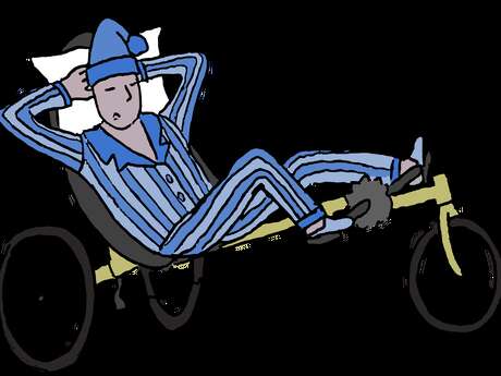 Balade mensuelle et expérimentations : vélos couchés et vélis