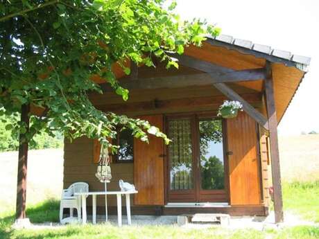 Chalet au camping du Bois de la Teppe