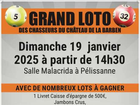 Loto des Chasseurs du château de La Barben