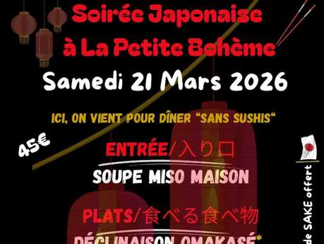 Serata giapponese alla Petite Bohème