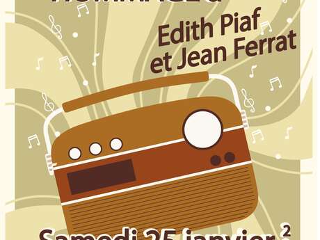 Récital Hommage à Edith Piaf et Jean Ferrat