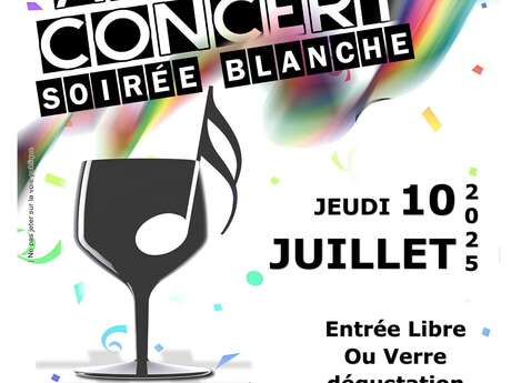 Apéro concert, soirée blanche
