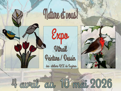Exposition vitrail et peinture/dessin