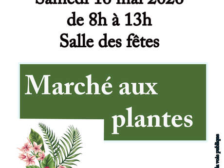 Marché aux plantes