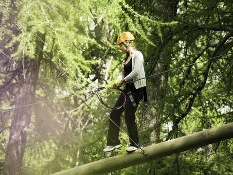 Parcours accrobranche - Espace Valberg Aventure