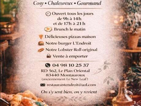 L'Endroit Restaurant - Pizzéria