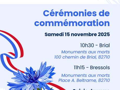 Commémoration du 11 novembre
